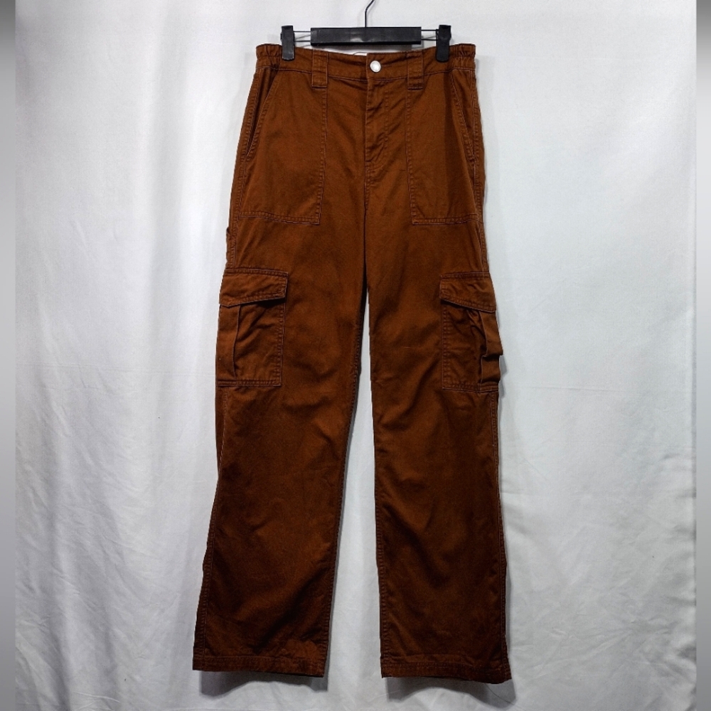 BDG Cargo Baggy Pants Women's 28 Brown Boho Retro 90s Streetwear Utility